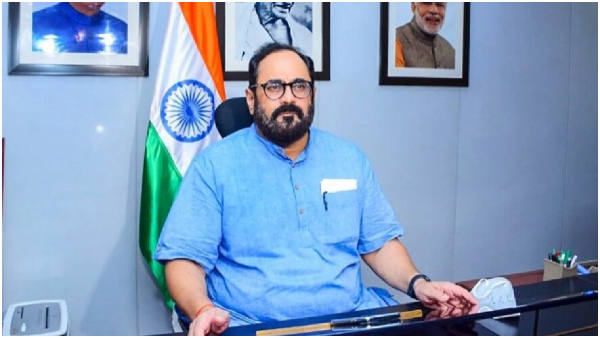 IT minister of State Rajeev Chandrasekhar warns online, social media platforms on Data Protection Bill