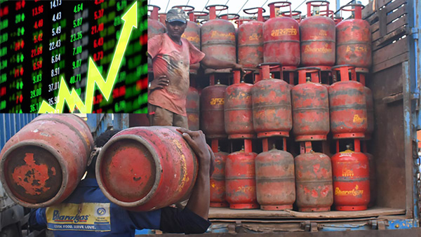 Restaurant and oil company stocks rose as commercial LPG price cut by Rs.57.50 