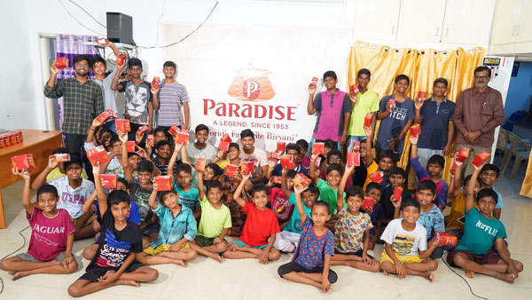 Paradise Biryani makes it a memorable day for the orphans, less privileged on Children’s Day