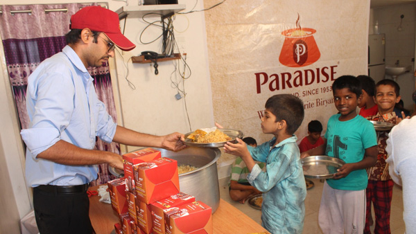 Paradise Biryani makes it a memorable day for the orphans, less privileged on Children’s Day