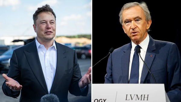 French tycoon Arnault beats Elon musk and stood as worlds richest person