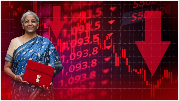 Indian stock markets traded flat amid nirmala sitharaman 2024 interim budget speach