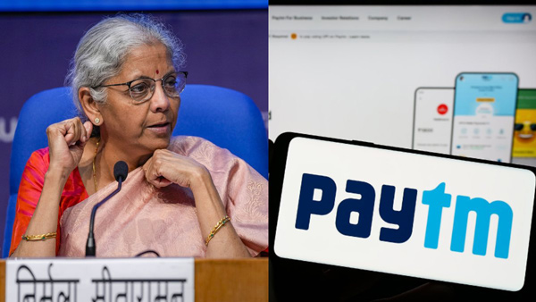 Union finance minister Nirmala Sitharaman commented over fintech and Paytm Issue