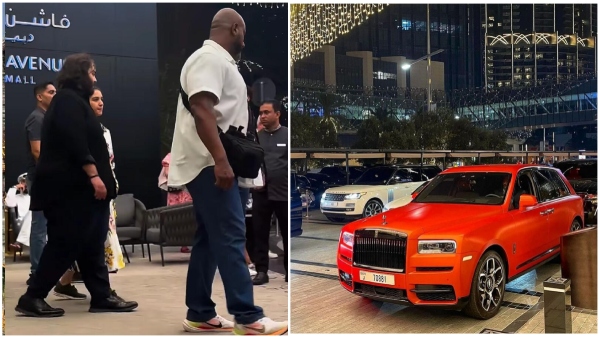Anant Ambani Grand rs 25 crore worth convoy with rolls royce cullinan at dubai mall