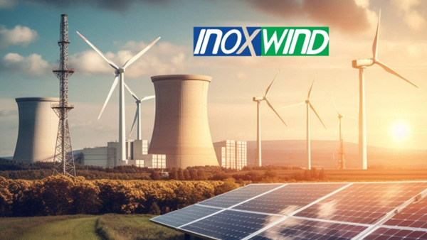 Inox Wind shares were locked in the lower circuit on Tuesday