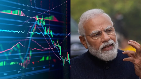 Market crash continuing amid mod in varanasi traling and rahul gandhi leading