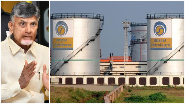AP CM Chandra Babu discussions for BPCL refinary