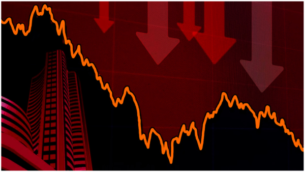 Indian stock market indices sensex nifty closed negative amid FMCG stocks dragdown
