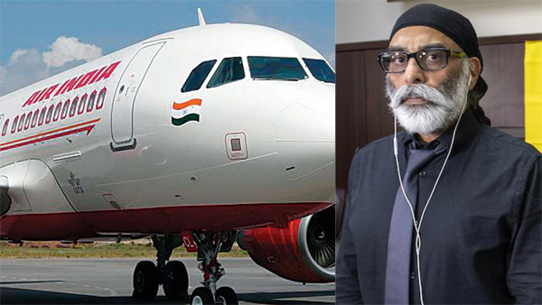 Kalistani Terrorist Pannun warns air travelers to avoid Air India Flights between november 1-19
