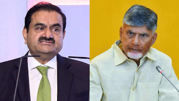 AP CM chandrababu moving cautiously in Adani Power deals matter know details