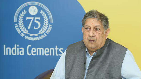 N Srinivasan Of India Cements Resigns As CEO MD of company Amid CCI greensignal to Ultractech buyout