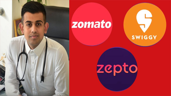 Dr Manan Vora warns over Ultra processed foods delivery in 10 minutes by Zomato Swiggy Zepto