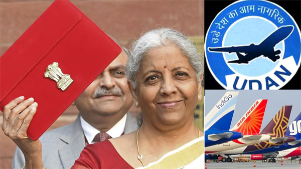 union Budget 2025 Civil aviation gets Rs 2400 crore UDAN funds cut to Rs 540 cr