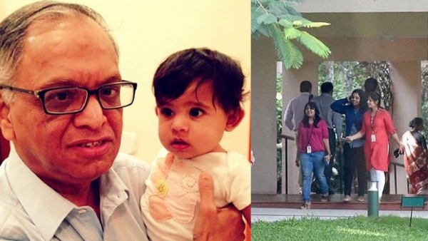 Narayana Murthy grandson Infosys dividend news Infosys 6 5 crore payout baby earns dividends Infosys wealth distribution Narayana Murthy family Infosys shares income Infosys dividend 2025 rich Indian kids Infosys investor news Murthy grandson earnings tech family wealth 6 5 2025 Ekagrah Rohan Murty