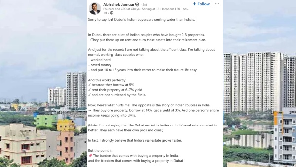 Dubai property for Indians why Indians buy property in Dubai middle-class Indians Dubai real estate Dubai vs India real estate Indian investment in Dubai CA explains Dubai property trend NRI property trends Indian real estate vs Dubai tax benefits Dubai property ROI on Dubai homes UAE property for Indian buyers Indians buying homes abroad CA ROI