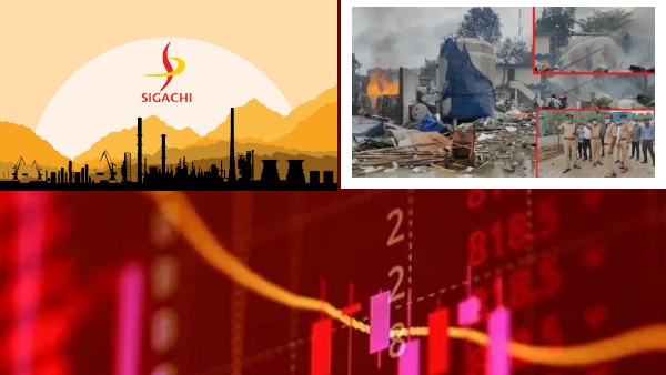 Sigachi Industries Sigachi stock crash Telangana plant explosion Sigachi Telangana fire chemical factory accident Sigachi Industries news Sigachi plant blast stock market news NSE Sigachi share chemical reactor explosion India Sigachi fire victims Sigachi stock falls 14 industrial accident India Telangana industrial fire Sigachi share price today NSE Sigachi