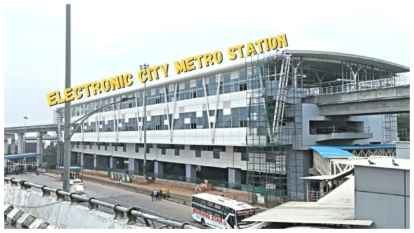 Metro Station Infosys Foundation Electronics City Environment Commuters Safety Time Solar Panels Exhibition Spaces Lifts Escalators Traffic