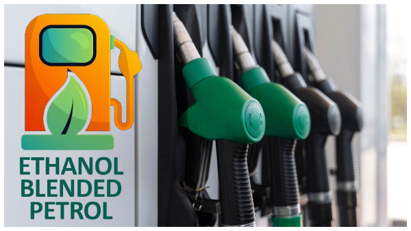 Ethanol blending E20 petrol Ethanol-blended fuel Vehicle performance Engine damage concerns Fuel economy Biofuels in India Government policy on ethanol Petrol substitutes Carbon emissions reduction E20