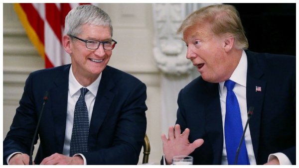 Apple Tim Cook US manufacturing chip production glass display facial recognition modules