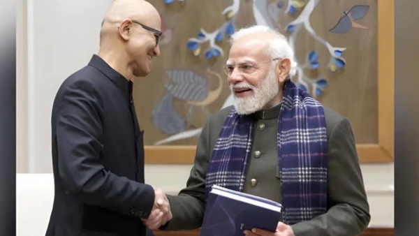 Microsoft India investment Satya Nadella PM Modi meeting Microsoft 17 5 billion investment India AI infrastructure Microsoft data centers India Microsoft AI expansion PM Modi tech meeting US tech investment India Microsoft cloud investment India digital economy Microsoft AI strategy India technology growth Satya Nadella India visit Microsoft mega investment India tech news 17 5 AI AI AI