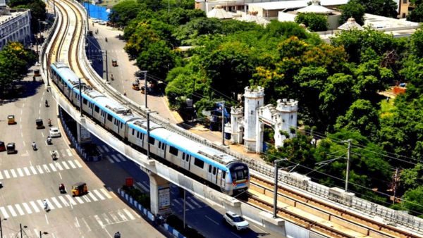 hyderabad metro expansion 69 km reduces urban pollution fifth largest network india eac pm report benefits environmental impact 2026