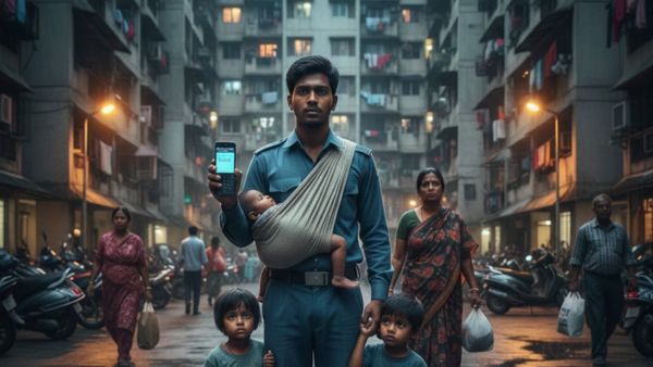 viral post watchman supporting family of five on 10k salary internet divided on financial literacy and poverty cycle 2026