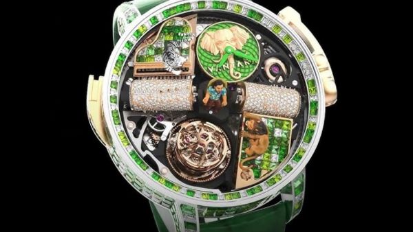 viral jacob and co vantara watch tribute to anant ambani wildlife conservation initiative 397 gemstones luxury timepiece