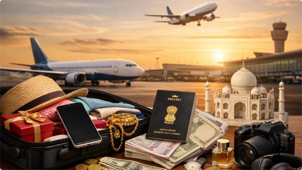 duty free baggage limit baggage rules India duty free allowance 75000 new baggage rules India imported goods duty free international travellers India customs duty free limit baggage rules 2026 airport customs India duty free import limit govt baggage policy 75 000 2026