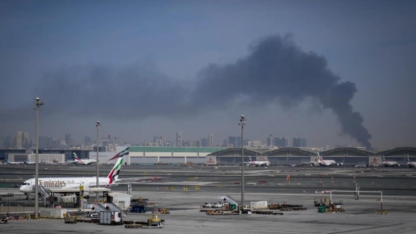 Four injured in drone strikes near Dubai Airport air traffic continues as UAE intercepts Iranian missiles