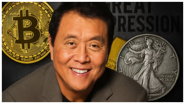 Robert Kiyosaki predicts biggest market crash and advises to skip a meal to buy gold silver for future