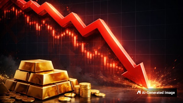 gold price crash 2026 biggest gold fall 100 years gold market analysis gold price drop reasons Bitcoin impact on gold gold vs crypto gold price historic low gold investment news gold market trends crypto influence on gold 2026 100 vs