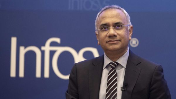 Infosys leadership transition Salil Parekh CEO term extension and potential next Chairman role in AI era