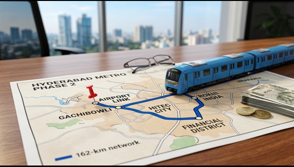 Hyderabad Metro Phase 2 Expansion: New Routes, Real Estate Boom, and Connectivity Boost Hyderabad Metro Phase 2 Expansion: New Routes, Real Estate Boom, and Connectivity Boost