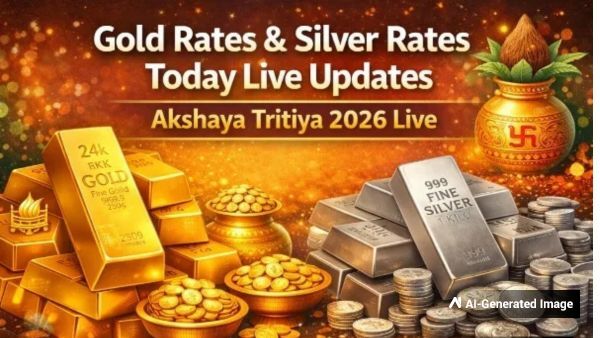 akshaya tritiya 2026 gold and silver rates live updates today 22k 24k price