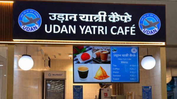 UDAN Yatri Cafe expands to 24 Indian airports providing low cost tea snacks and water bottles for budget passengers 100 characters