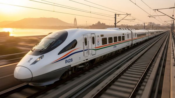 Bullet train South India Amaravati Hyderabad Travel Time Ashwini Vaishnaw News