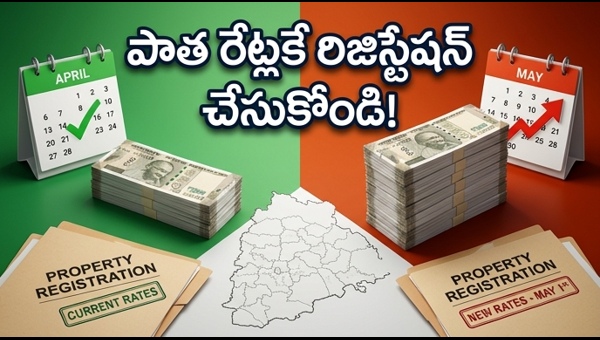 Telangana Land Market Value Hike: Save Money Before New Registration Charges Apply