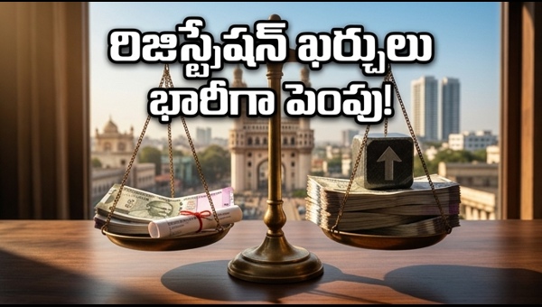 Telangana Land Value Hike: New Registration Rates to Increase Property Costs in Hyderabad