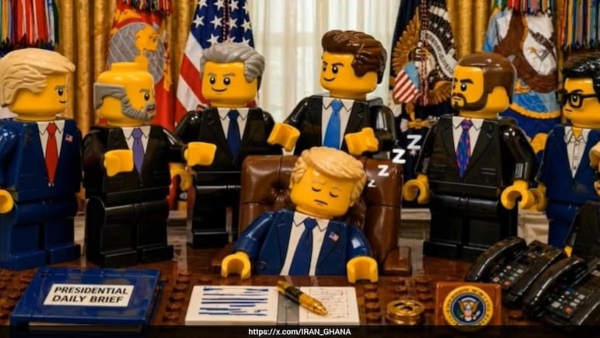 Trump winning war Trump Iran war Iran AI memes Lego style AI memes Trump latest news Iran propaganda memes Trump vs Iran viral AI memes US Iran tensions political meme war AI vs AI