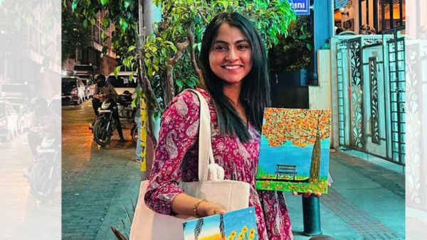 Bengaluru techie sells paintings on Church Street after office hours I wasnt driven by money