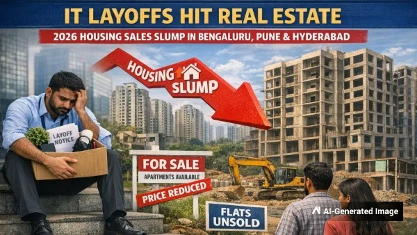 IT Layoffs Impact Real Estate Unsold Homes Pile Up in Hyderabad Bangalore Pune