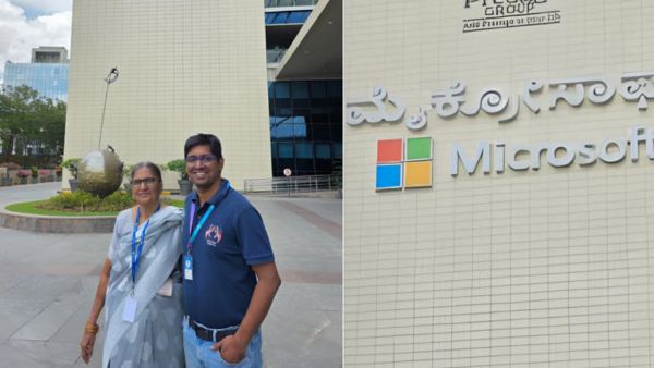 Bengaluru Microsoft Manager Vyanktesh Bajaj Takes Grandmother To Office Viral LinkedIn Post