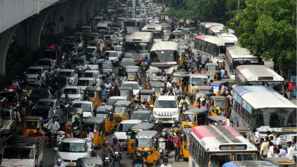 Hyderabad IT corridor traffic rules Cyberabad police action on Hitec City parking congestion Hyderabad IT corridor traffic rules Cyberabad police action on Hitec City parking congestion