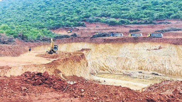 Panchadarla hills no mining zone Andhra Pradesh mining ban Panchadarla mining news AP government latest news Anakapalli district news Rambilli mandal Panchadarla pilgrimage hills gravel mining ban Andhra Pradesh environment news Panchadarla temple Sri Uma Dharmalingeswara Swamy Temple AP mining controversy Pawan Kalyan Panchadarla