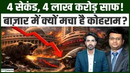 Share Market Crash: rs 4 Lakh Crore Wiped Out in 4 Seconds! Why Did the Market Panic?