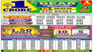 Nagaland Dear Lottery Sambad Result Today 28 March 2026 Live 1pm Saturday Weekly Lucky Draw Winners 1499023.html