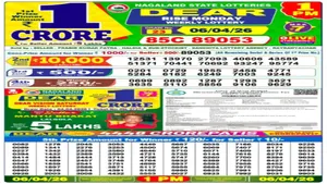 Sambad Lottery Result Today 6april Live Nagaland Dear 1pm Morning Monday Weekly Lucky Draw List 1cr 1500553.html