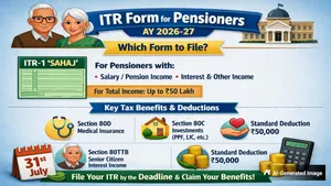 Which Itr Form Should Pensioners File For Ay 2026 27 Check Tax Deductions Benefits 1510415.html