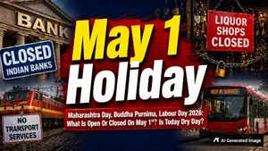 Maharashtra Day Buddha Purnima Labour Day 2026 What Is Open Or Closed On May 1st Is It Dry Today 1505697.html
