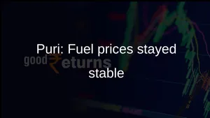 Hardeep Singh Puri Says India Fuel Prices Stable Amid Crude Volatility 011 1517041.html